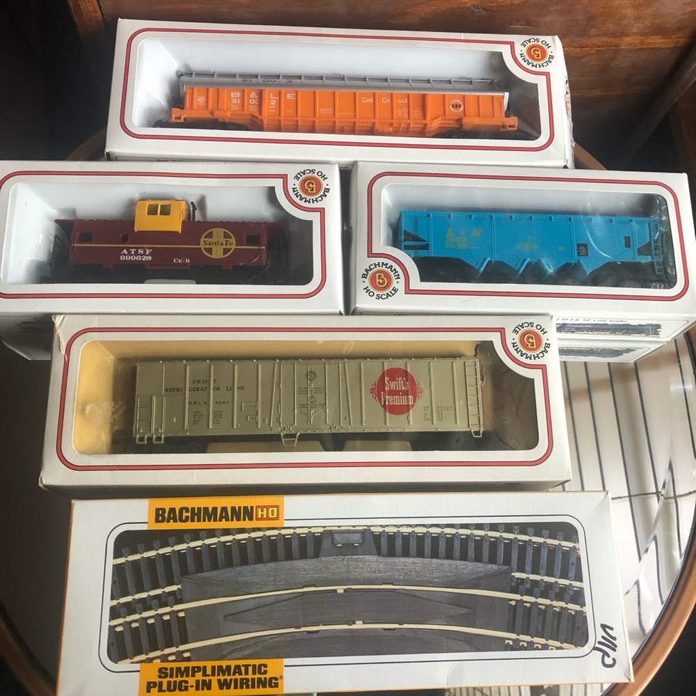 Bachmann train set vintage collectible